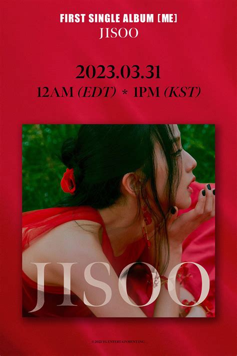 Jisoo First Single Album Me” Release Counter Blackpink CafÉ