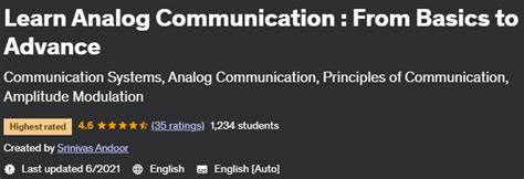 Udemy Learn Analog Communication From Basics To Advance 2021 04 Downloadly