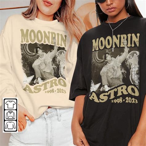 Moonbin Kpop Shirt Astro Sweatshirt V Moobin Astro Vintage Etsy Uk