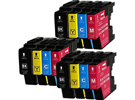 D C LC 1240 XL Tintenpatrone Multipack 12 Farben 3x Schwarz 3x Cyan