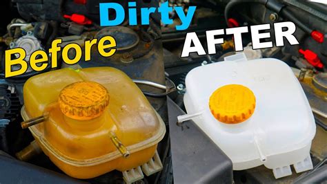 How To Clean Restore Coolant Tank Permanently Youtube