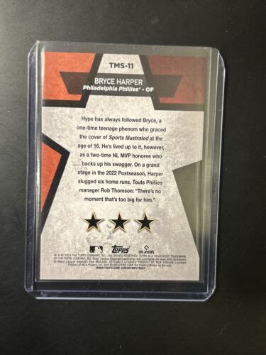 Topps Series Bryce Harper Mega Stars Foil Tms Phillies Ebay