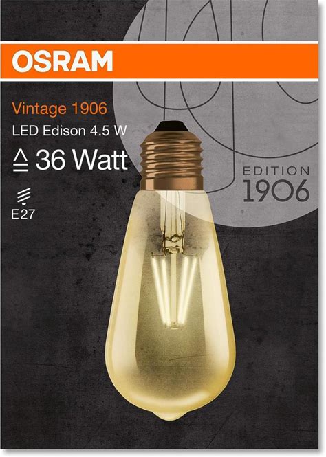 Osram Vintage Edison W E Duy Led Sar I K