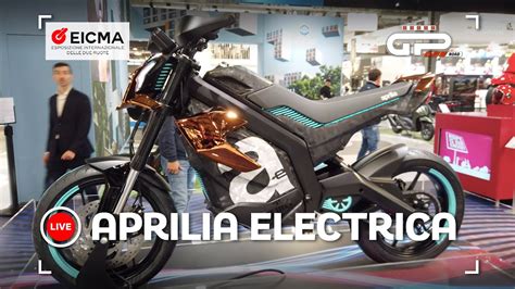 LIVE da EICMA Aprilia ELECTRICa concept di Noale l idea per i più