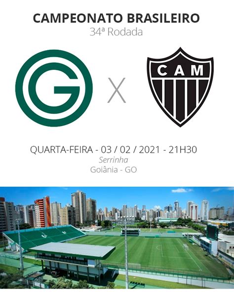 Goiás x Atlético MG veja onde assistir escalações desfalques e