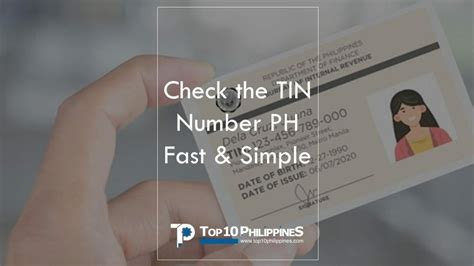 How To Check The Tin Number Philippines Online Fast And Simple Top 10