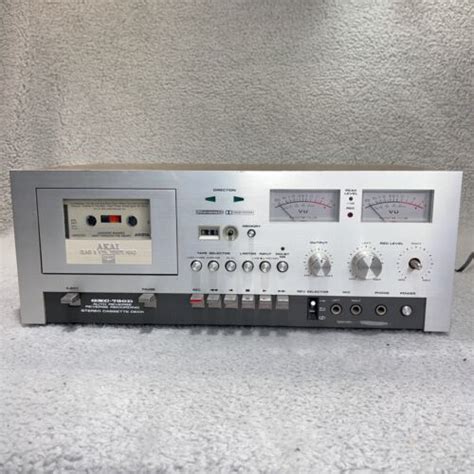 Vintage Akai Gxc 730d Auto Reverse Recording Stereo Cassette Deck Tape Tested Ebay