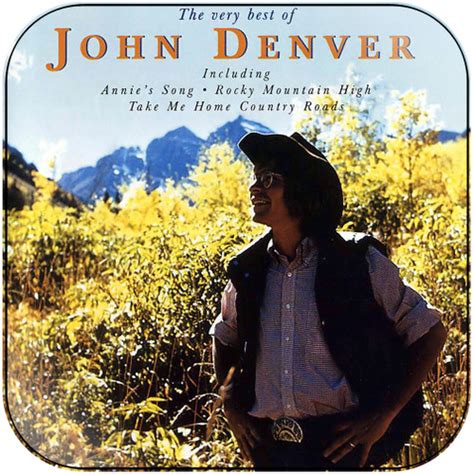 John Denver The Very Best Of John Denver Album Cover Sticker