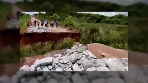 Trecho da BR 158 está interditado no Pará vídeo mostra rodovia sendo