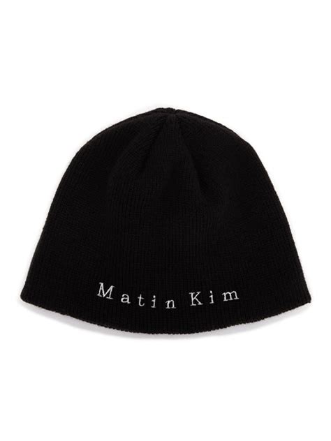 MUSINSA公式 MATIN KIM MATIN CLASSIC BEANIE IN BLACK