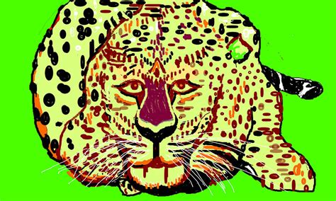 Pondering Leopard Digital Art By Anand Swaroop Manchiraju Fine Art