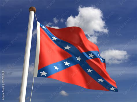 Confederate Flag Stock Illustration | Adobe Stock