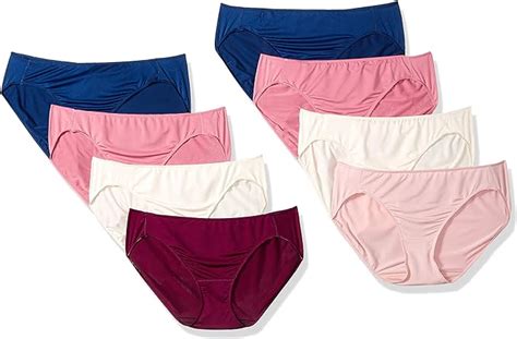 Hanes Women S 8 Pack Microfiber Bikini Amazon Ca Clothing Accessories