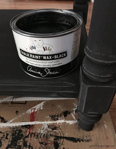 How To Paint Furniture With Black Chalk Paint Artofit