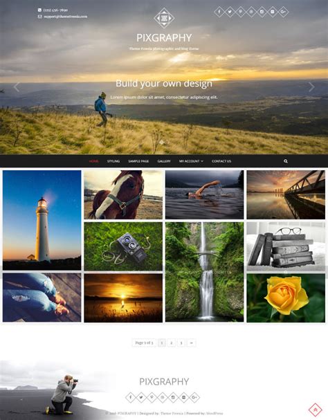 25+ Free WordPress themes for photographer, photo blog or photography portfolio