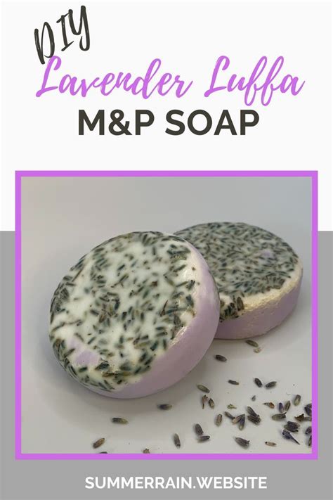 Lovely Lavender Lavender Buds Luffa Lavender Fragrance Summer Rain Home Made Soap Soap