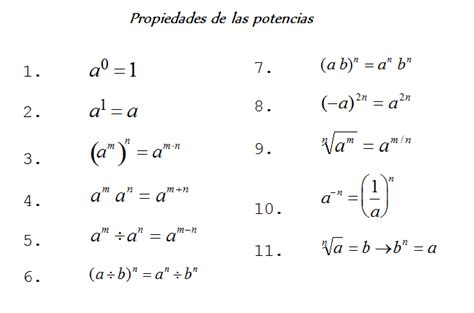 Ecuaciones Exponenciales Propiedades