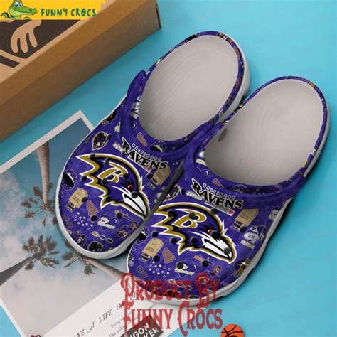 Baltimore Ravens Purple Crocs Slippers Discover Comfort And Style