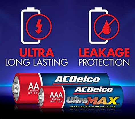 ACDelco UltraMAX AA And AAA Batteries 40 Count Combo Pack 20 Count