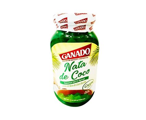 Ganado Premium Quality Preserves Nata De Coco Coconut Gel In Syrup