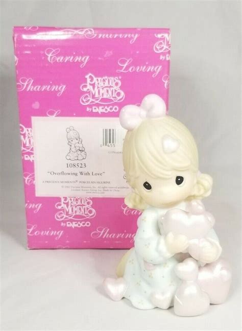 Precious Moments Overflowing With Love Figurine 108523 2002 Ebay