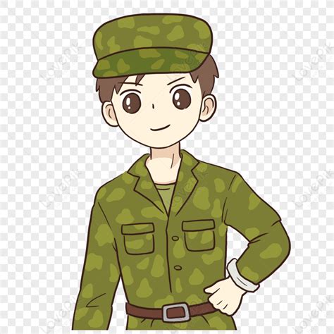 Cute Soldier Army Clipart,the Army,cartoon,military PNG Transparent ...