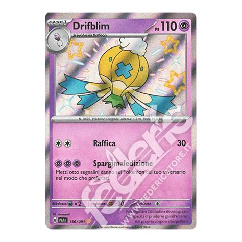 156 091 Drifblim Shiny IT MINT Federicstore