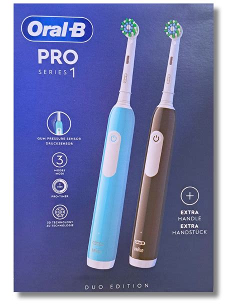 Comprar ORAL B DUPLO CEPILLOS ELECTRICOS PRO 1 NEGRO TURQUESA A Precio