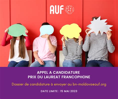 Appel Candidatures Concours National Prix Du Laur At Francophone