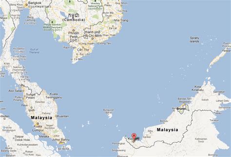 Kuching Map - Malaysia