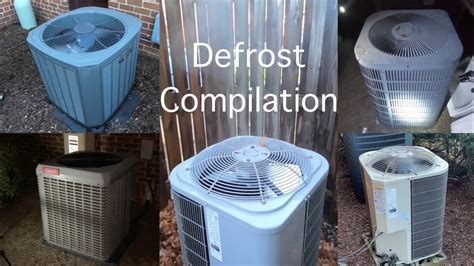 Defrost Compilation Eight Heat Pumps Defrosting Some With Steam