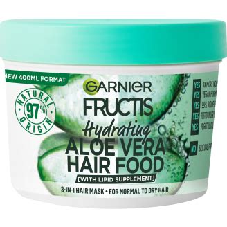 Hiusnaamio Garnier Fructis Ml Hair Food Aloe Vera Tokmanni Fi