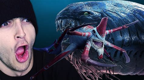 BLOOP Vs SUBNAUTICA LEVIATHAN SIZE COMPARISON Reaction YouTube