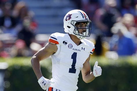 Bengals meet with Auburn Tigers’ Anthony Schwartz, who ran 4.26 in the ...