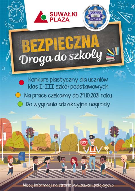 Suwa Ki Konkurs Plastyczny Bezpieczna Droga Do Szko Y Suwa Ki