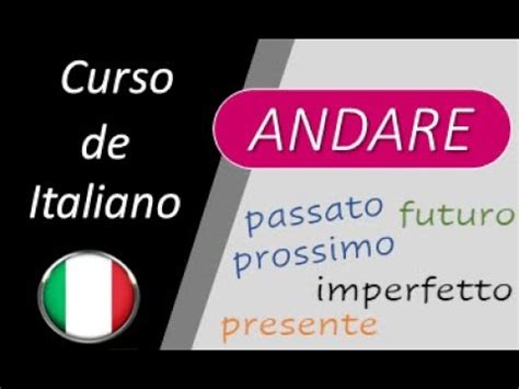 Lezione Verbo Andare Presente Futuro Imperfetto Passato