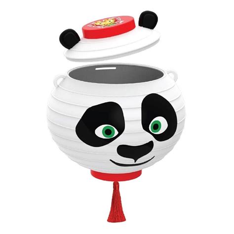 Kung Fu Panda Po Led Lights Popcorn Bucket Oz With Lanyard Brand