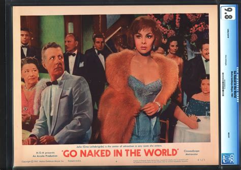 GO NAKED IN THE WORLD GINA LOLLOBRIGIDA CGC MINT LOBBY NM MINT New Softcover Paperback 1961