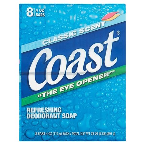 Coast Classic Scent Refreshing Deodorant Soap 4 Oz 8 Count Shoprite