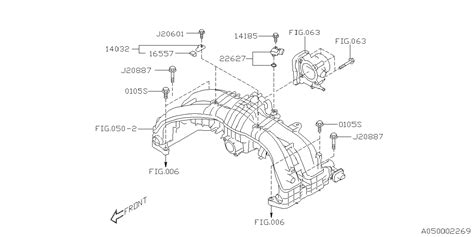 Subaru Crosstrek Fuel Tank Pressure Sensor Manifold Absolute