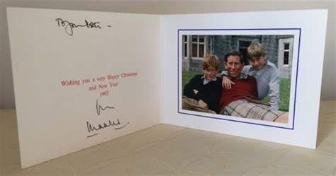 Christmas Card Signed by King Charles III - CharityStars