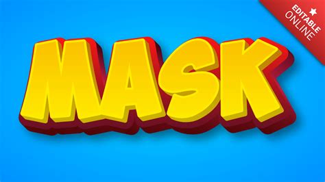 Mask | Text Effect Generator | TextStudio