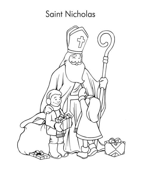 Saint Nicholas Coloring Pages Artofit