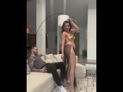 Arabic Milf Alina Angel Erotic Belly Dancing الكحبه العراقيه الينا انجل ترقص وتتعرى لفحلها xxx