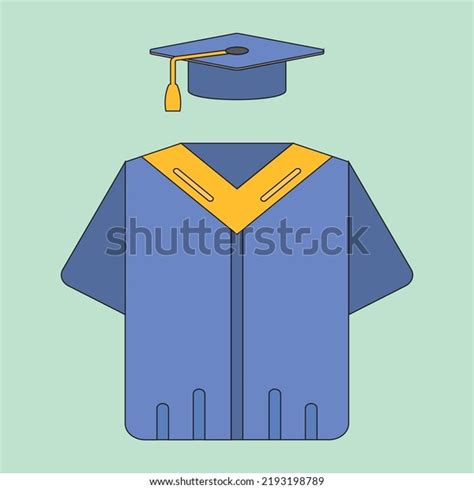 Cap Gown Clipart Vector Design Stock Vector (Royalty Free) 2193198789 ...