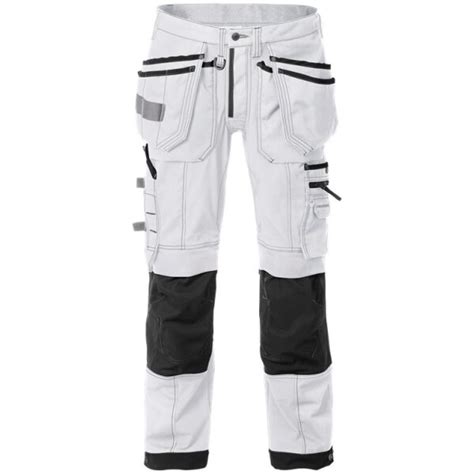 Fristads Craftsman Stretch Trousers 2530 CYD White DDHSS Safety