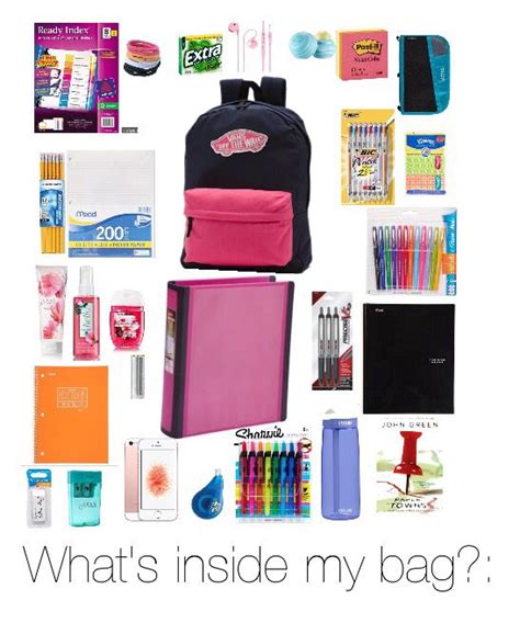 Whats Inside My Backpack Back To School Supplies For Teens Middle