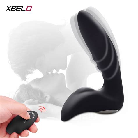 Anal Plug Wireless Remote Butt Plug Silicone Vibrating Prostate