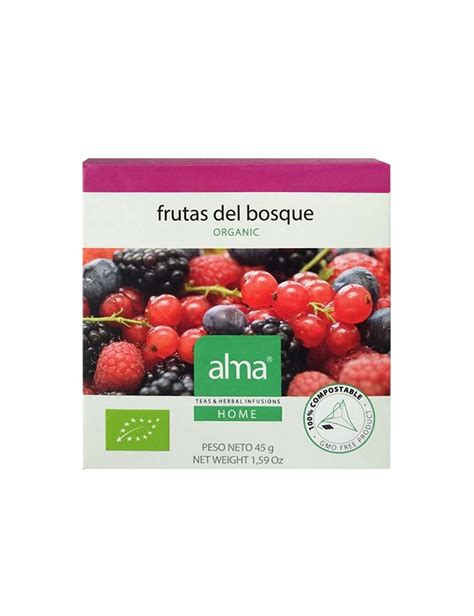 Alma Infusión Frutas del Bosque Eco en pirámide 15 u