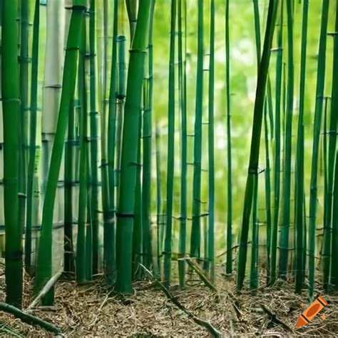 Lush Bamboo Forest On Craiyon